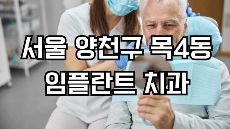 서울 양천구 목4동 임플란트