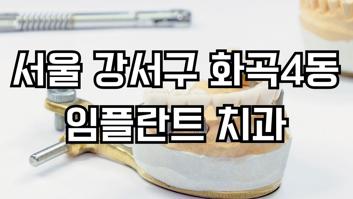 서울 강서구 화곡4동 임플란트