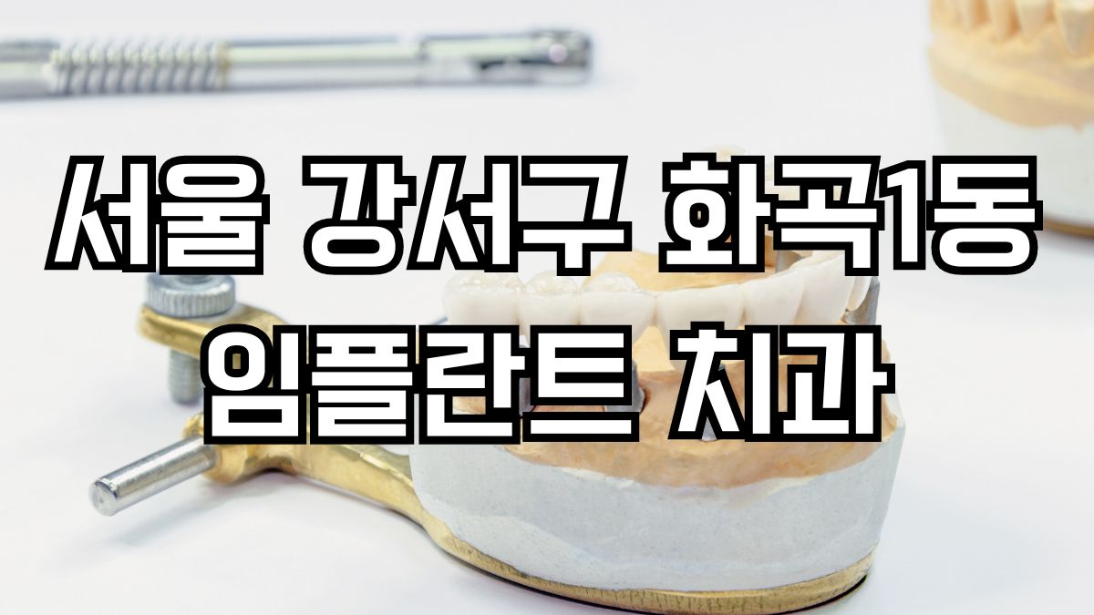 서울 강서구 화곡1동 임플란트