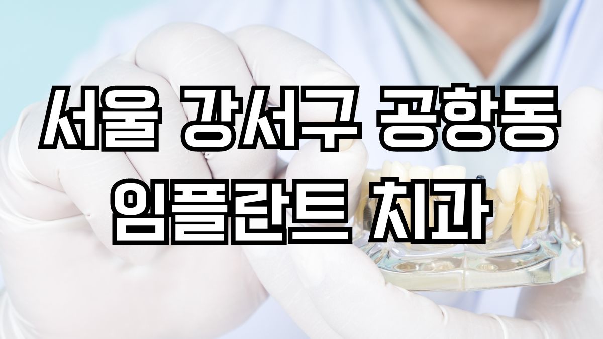 서울 강서구 공항동 임플란트